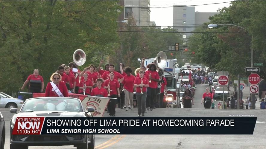 Lima City Schools community rallies ahead of homecoming game with first-ever parade downtown