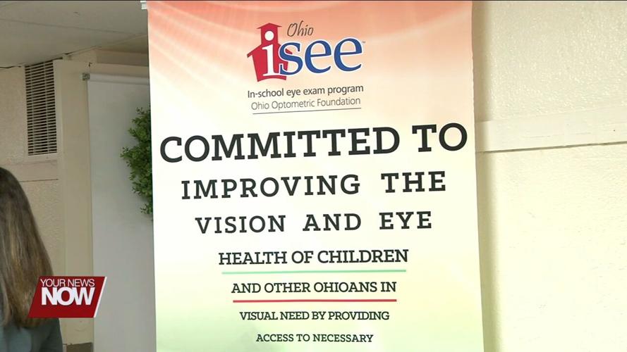 Ohio Optometric Association holds an inschool eye exam for Shawnee
