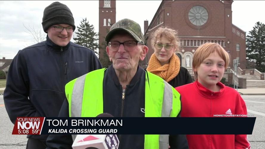 Kalida celebrates the 100th birthday of their beloved crossing guard