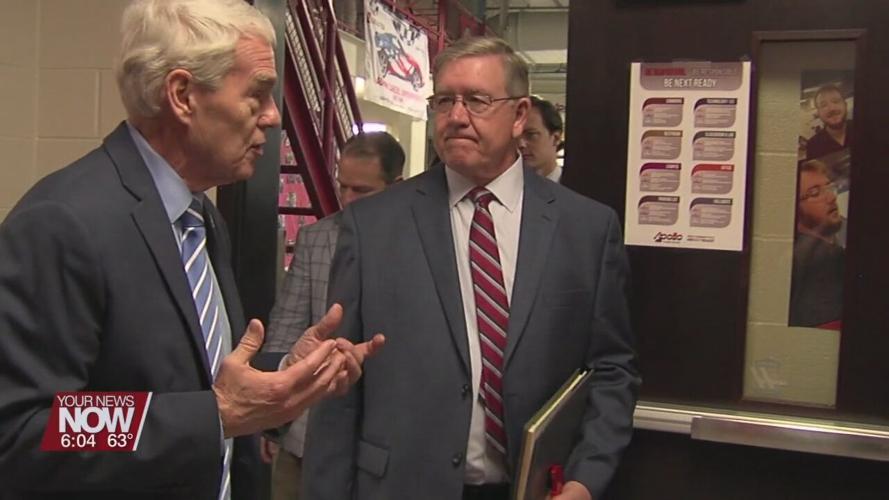 The Chancellor of the Ohio Department of Higher Education making a stop in Allen County to tour Apollo Career Center