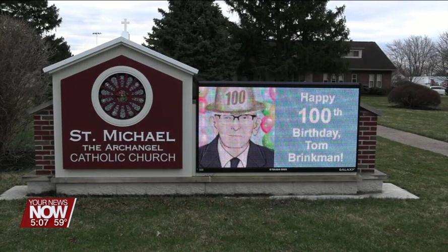 Kalida celebrates the 100th birthday of their beloved crossing guard