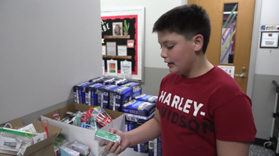 Spencerville 5th grader expands pantry to help students and families in need