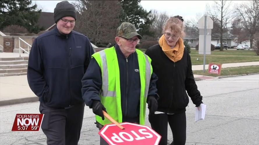 Kalida celebrates the 100th birthday of their beloved crossing guard