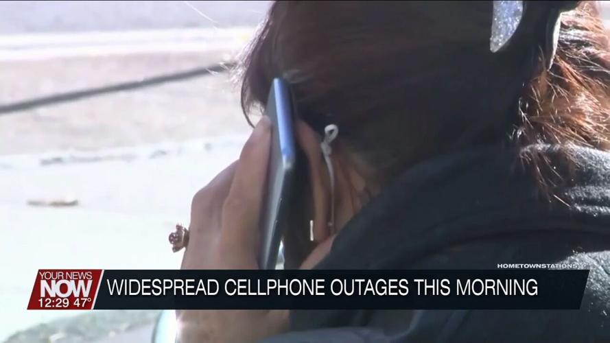 Widespread cell phone outages