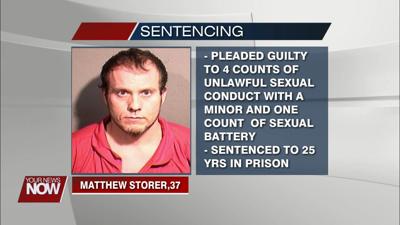 Storer gets 25 years in prison for sexual offenses with minor boys