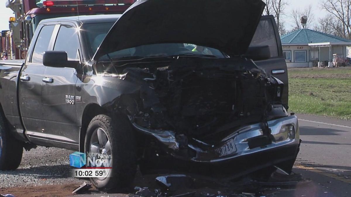 Three sent to hospital after headon collision on State Route 117