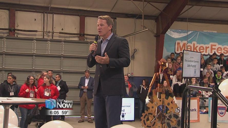 Lieutenant Governor Jon Husted visits Allen County for MakerFest