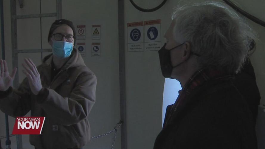 Latta gets up close and personal with wind turbines in Findlay