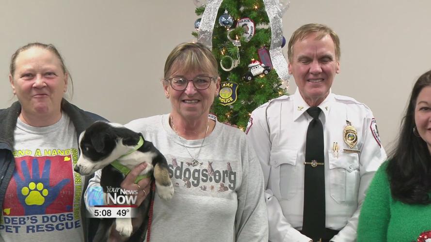 Shawnee Township makes a donation to Deb's Dogs
