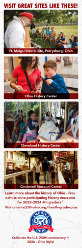 4th Grade History Pass Bookmark (Back)