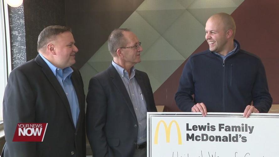 United Way of Greater Lima receives donation from the Lewis Family McDonald's
