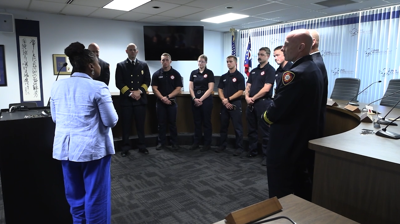 Six Lima firefighters earn full rank after completing probationary year