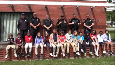 Local students show appreciation for first responders