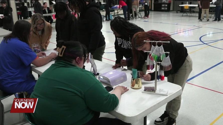 7th and 8th graders interview with various professionals to learn more about career options