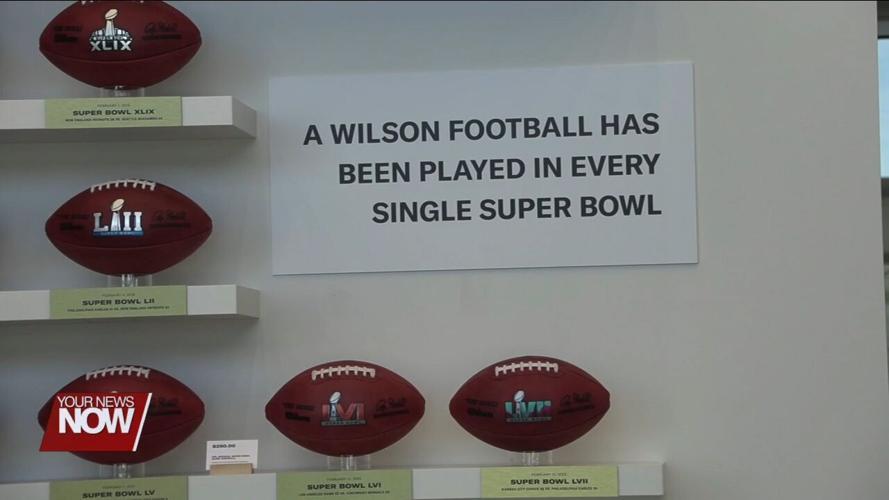 Lt. Governor Jon Husted sees firsthand the impact of Ada's Wilson Football Factory