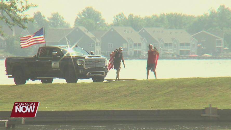 Celina man runs his own marathon, honors fallen police officer and raises thousands of dollars for Veterans