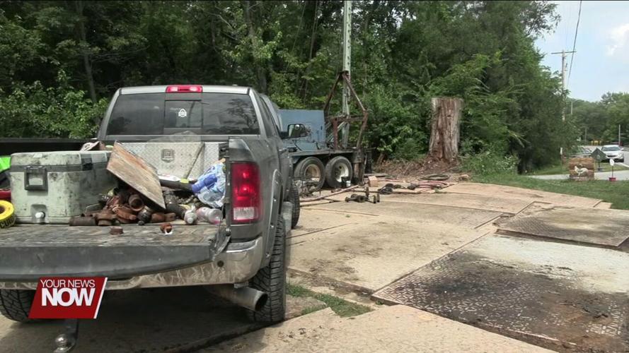Crews begin plugging newly discovered orphan oil well in Shawnee Township