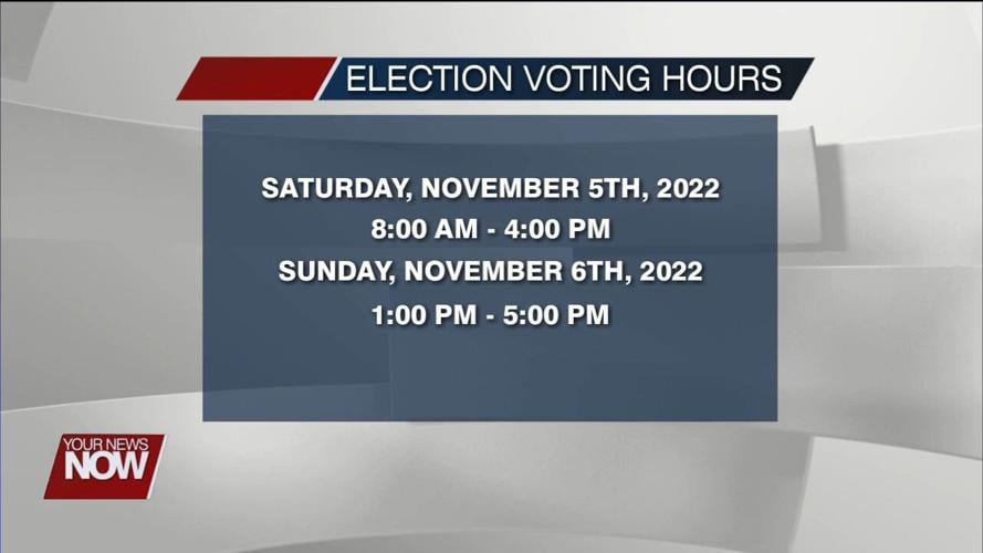 Voting reminders from the Allen County Board of Elections