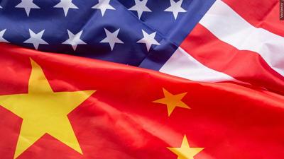 American and China Flag Generic