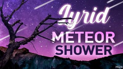 Lyrid meteor shower
