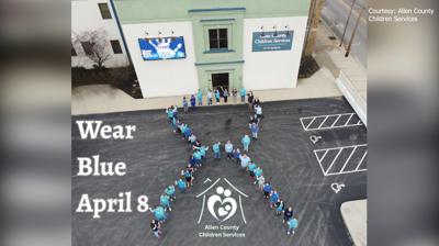 Allen County marks Child Abuse Prevention Month with “Wear Blue” day