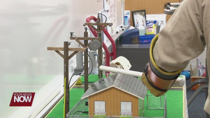 Van Wert Elementary students learn about electric safety Tuesday