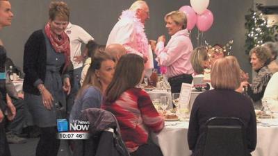 Celebrity Waitressing for Cancer Research