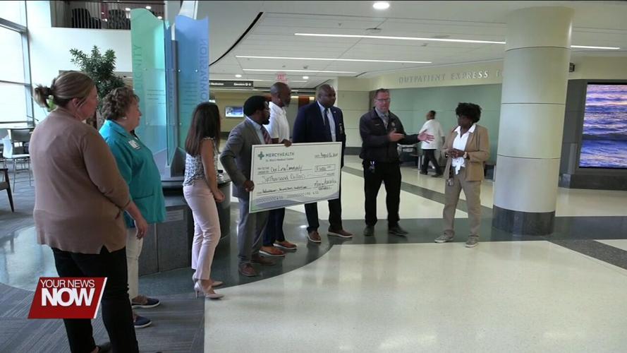 Money raised through Community Cares Fridays at St. Rita's donated to area organization