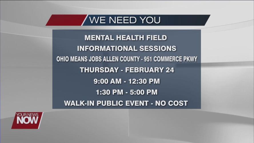 Two information sessions being held to recruit people into the mental health services profession