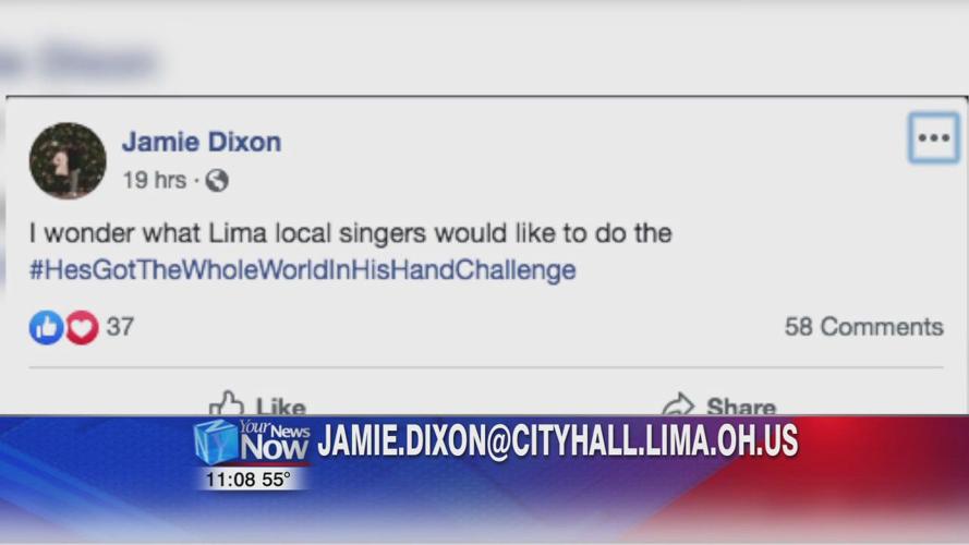 Help councilman Jamie Dixon show that we are #LimaStrong with the #HesGotTheWholeWorldInHisHandsChallenge