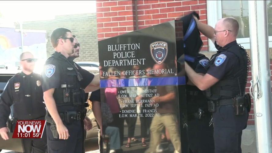 Fallen Officers Memorial unveiled at Bluffton Town Hall