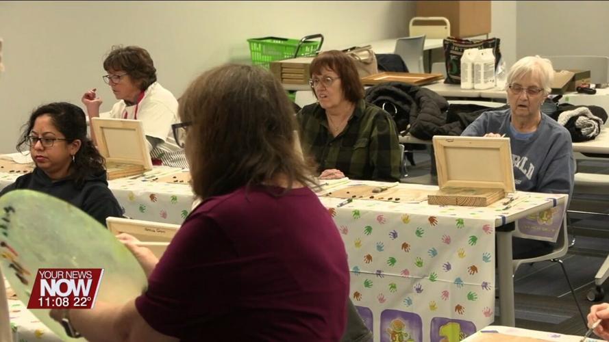 Lima Public Library hosts first session of Bob Ross painting classes
