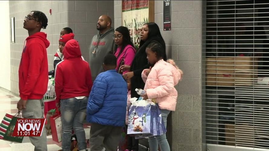 Lima City Schools athletes sponsor Christmas presents at the 16th annual Adopt a Family