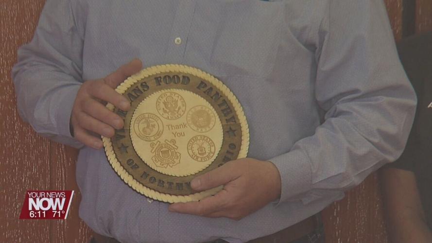 Veteran Food Pantry honors local business owner for support