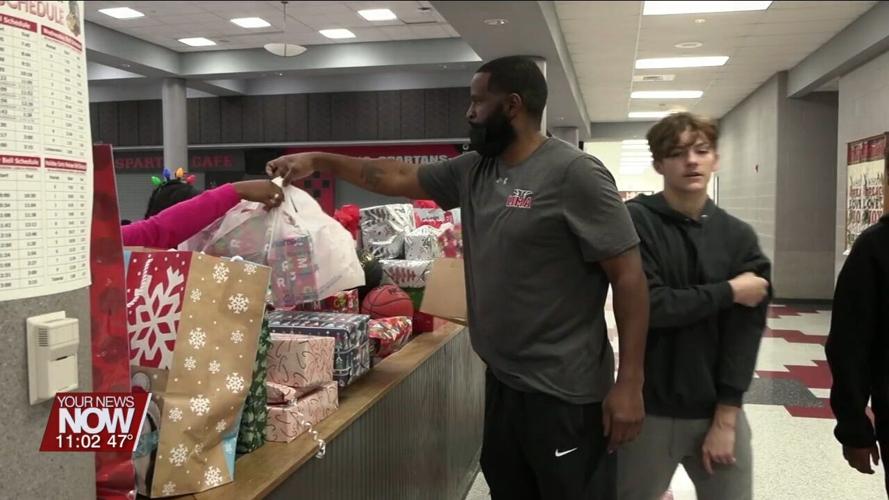 Lima City Schools athletes sponsor Christmas presents at the 16th annual Adopt a Family