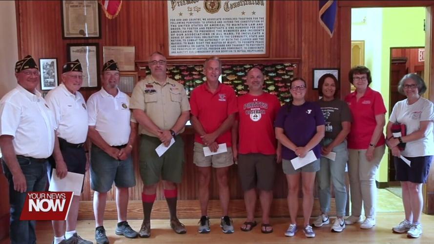 Bluffton American Legion Post 382 donates over $6K to 9 local non-profit organizations