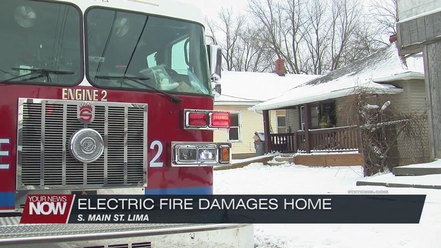 Electrical malfunction cause of house fire on S. Main Street in Lima