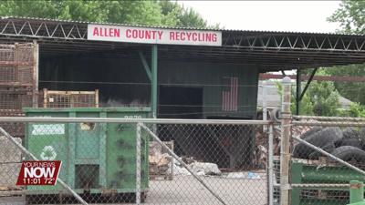 Allen County Recycling suffers heavy losses from Saturday afternoon fire
