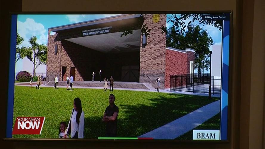 Update provided on Greater Lima Region Amphitheater and Park during Lima Rotary meeting