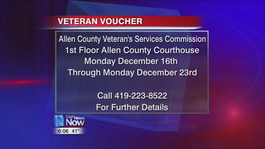 Voucher available for Veterans for Holiday Groceries