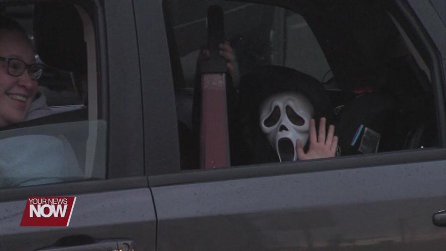 Trick-or-treating with the Lima Police Department