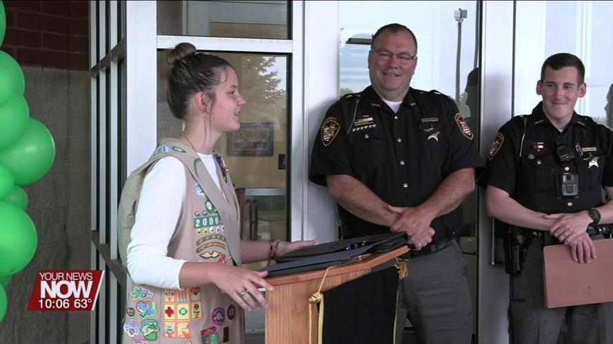 Girl Scout Emma Hunley raises $50K to purchase new DARE truck for Auglaize County Sheriff's Office