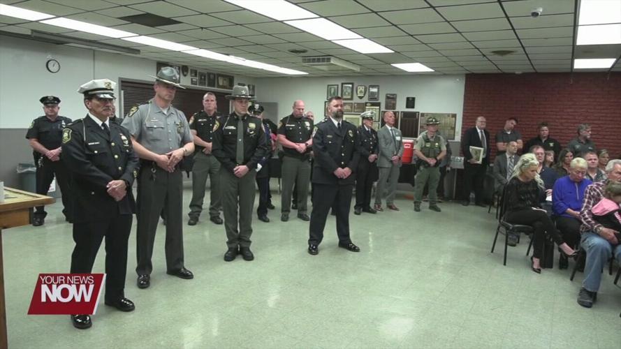 Lima FOP holds annual memorial service where a stone has been added for fallen Bluffton Police Officer Dominic Francis