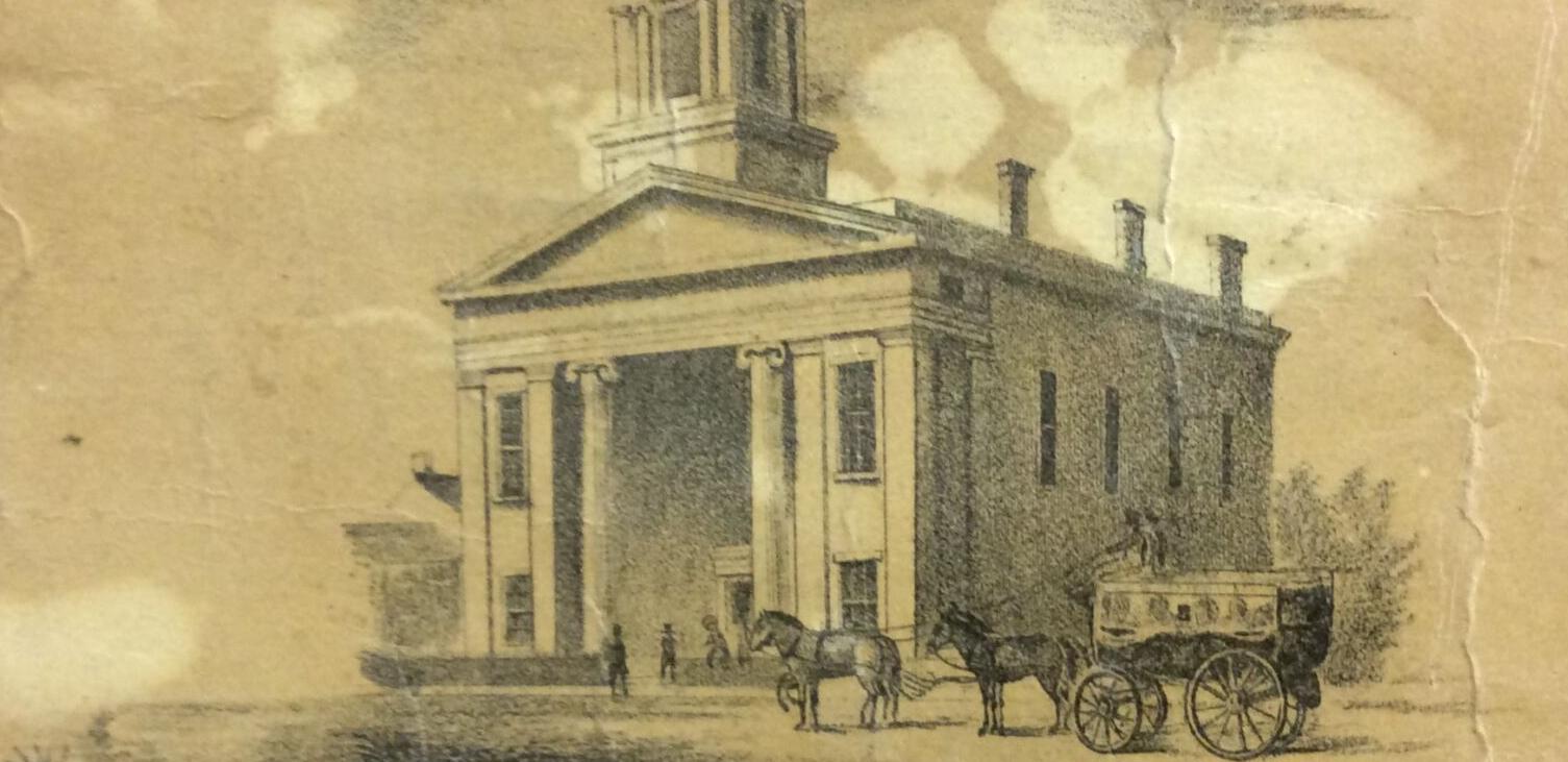 1840-1841 Couthouse Troy map