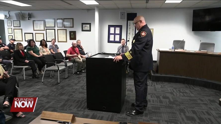 Jack McDermitt sworn in as chief of the Lima Fire Department