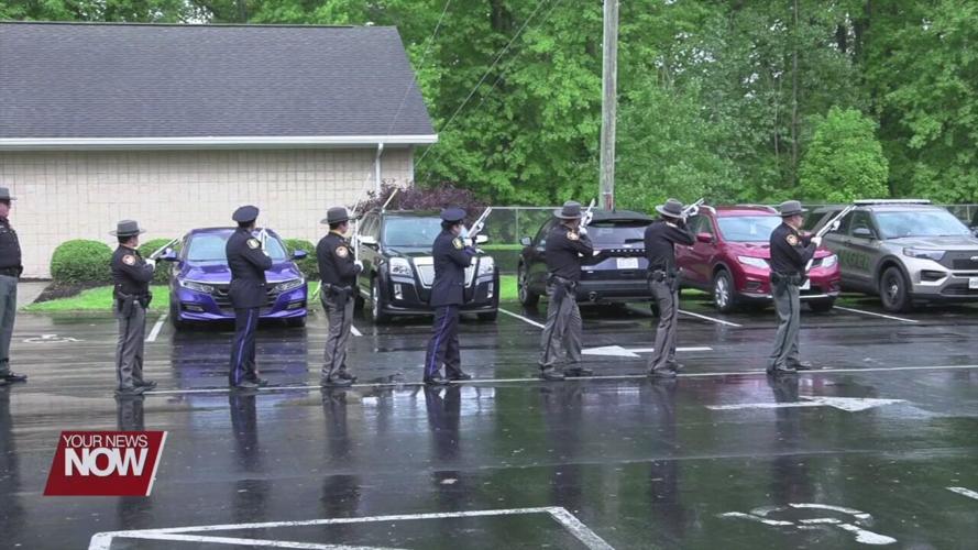 Lima FOP holds annual memorial service where a stone has been added for fallen Bluffton Police Officer Dominic Francis