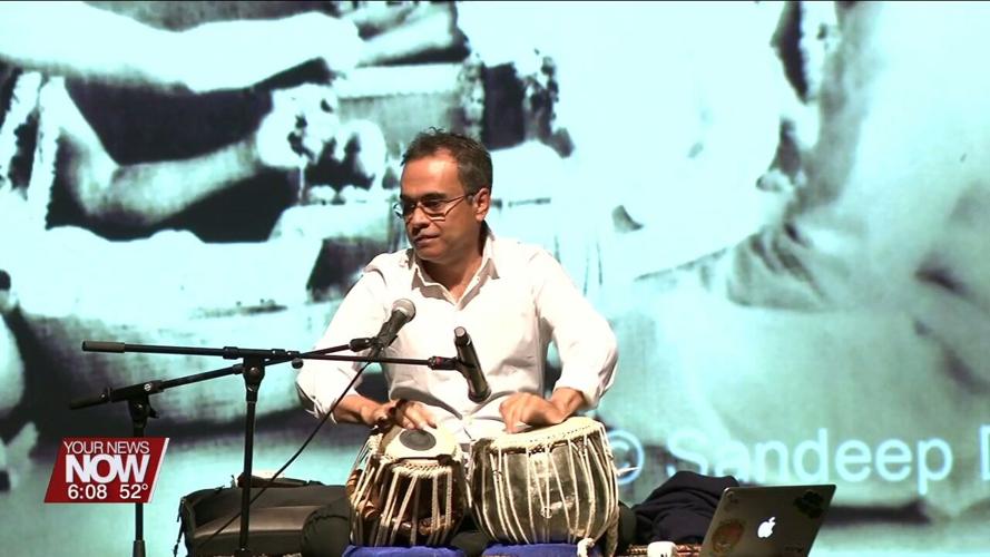 Lima students experience music featuring the tabla thanks to musician Sandeep Das