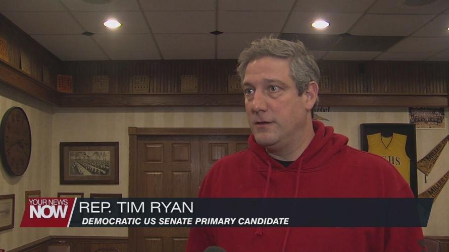 Tim Ryan visits the area amid US Senate primary race