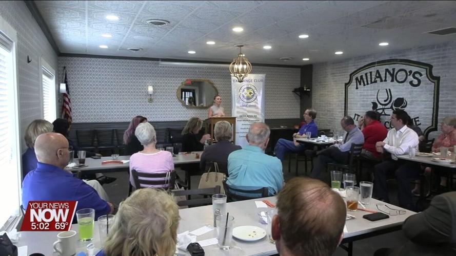 Lima Exchange Club welcomes State Representative Susan Manchester to Monday's meeting