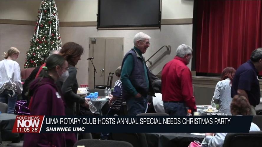 The Lima Rotary holds a special Christmas party for local kids